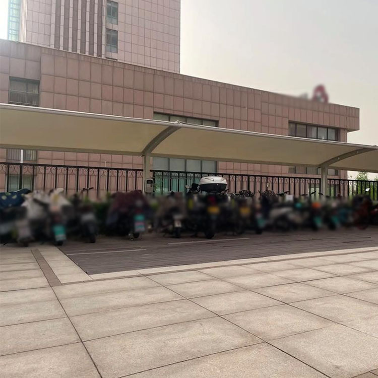 穆棱市膜结构电动车棚